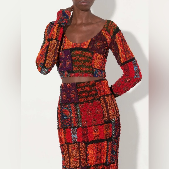 Mara Hoffman NWT Soma long sleeved cropped top size L & 2X available - Picture 5 of 7